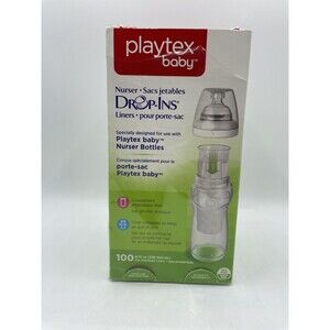Playtex Nurser Bottles Drop-ins  Disposable Liners 8-10 Oz 100 Count READ Bs270